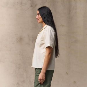 Women's camp shirt par Filson | Natural seed (White)