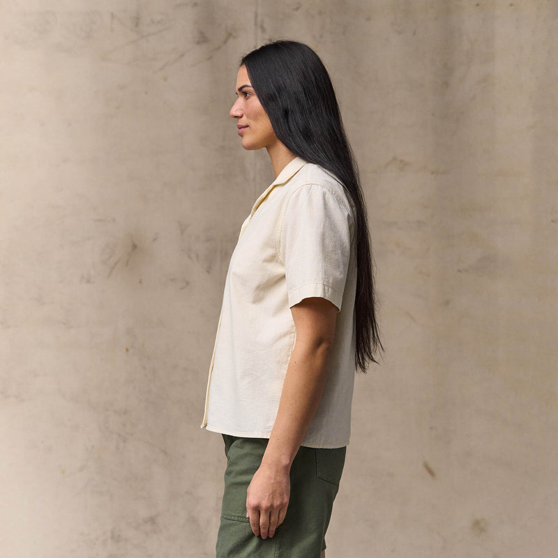 Women's camp shirt par Filson | Natural seed (White)