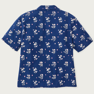 Women's camp shirt par Filson | Indigo / floral (Blue)