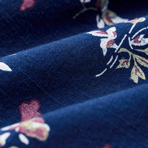 Women's camp shirt par Filson | Indigo / floral (Blue)