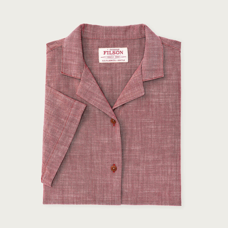 Women's camp shirt par Filson | Red rock (Red)