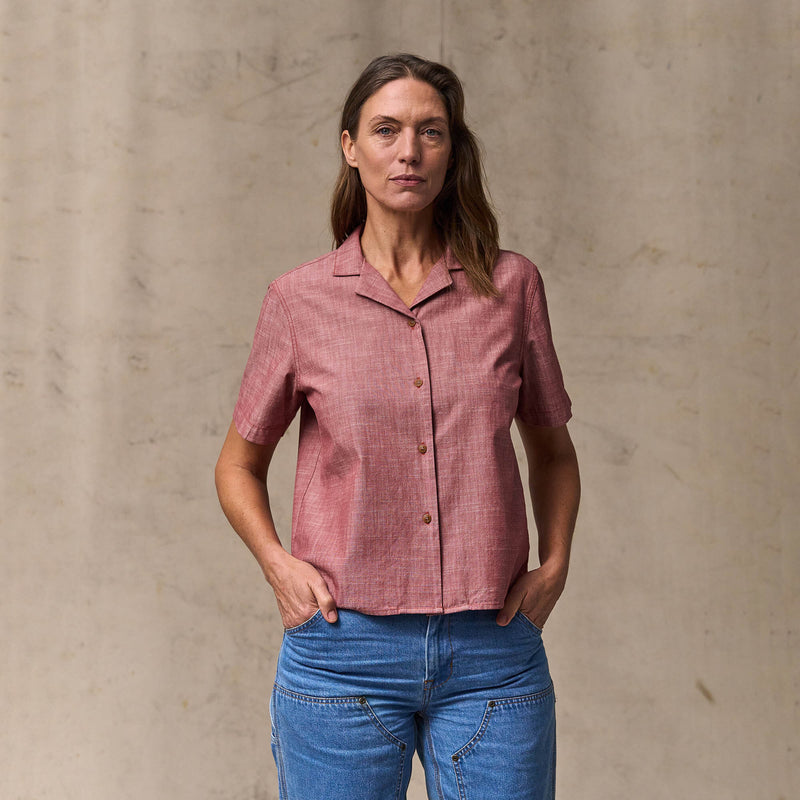 Women's camp shirt par Filson | Red rock (Red)