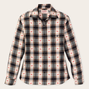 Women's ranch shirt by Filson | Cream print (Multicolor)
