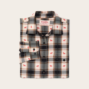 Women's ranch shirt by Filson | Cream print (Multicolor)