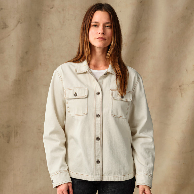 Women's denim shirt by Filson | Natural seed (White)