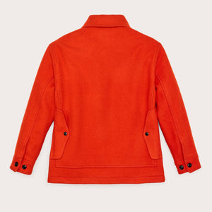 Women's mackinaw wool cruiser jacket di Filson | Flame (Orange)