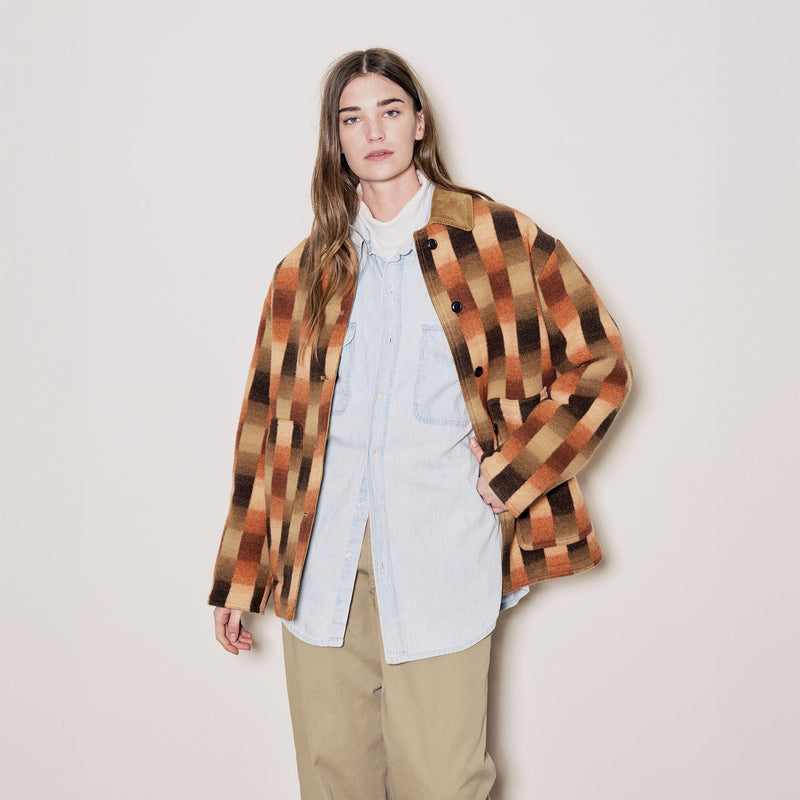 Women's blanket wool barn coat von Filson | Sunset ombre pl (Multicolor)