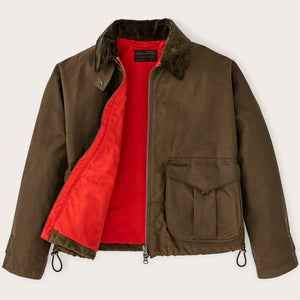 Women's shelter cloth short work jacket by Filson | Dark tan (Beige)