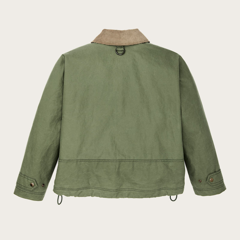Women's shelter cloth short work jacket par Filson | Sage olive (Green)