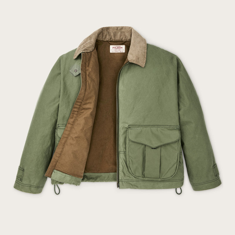 Women's shelter cloth short work jacket par Filson | Sage olive (Green)