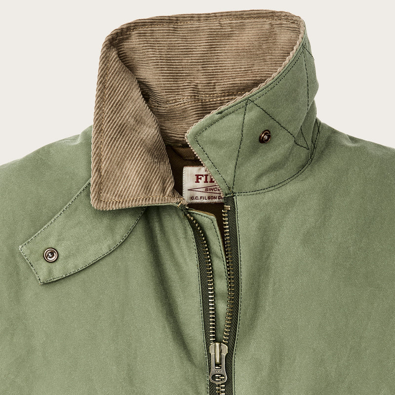 Women's shelter cloth short work jacket par Filson | Sage olive (Green)
