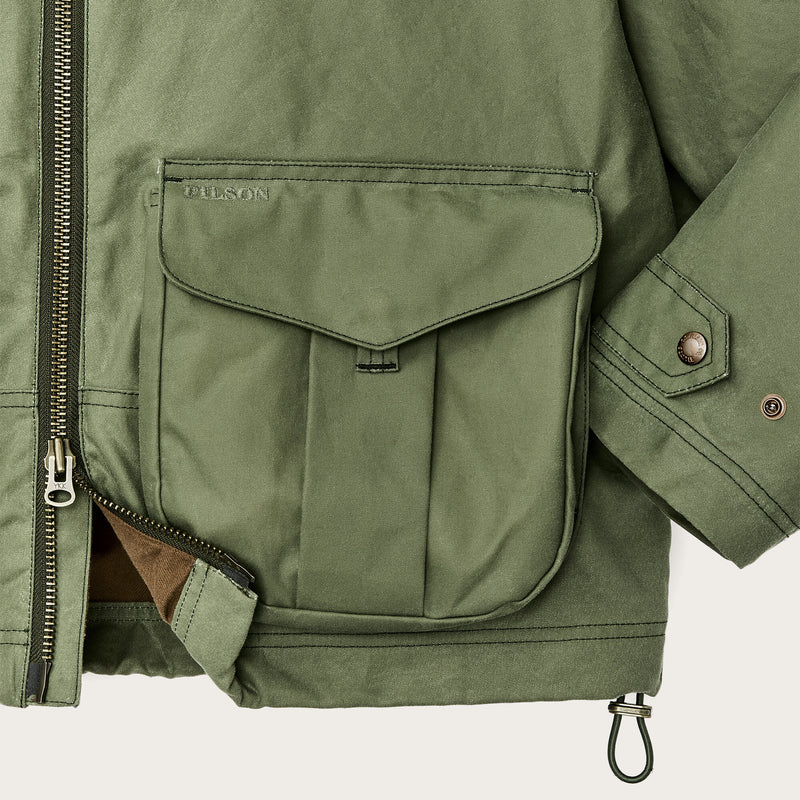 Women's shelter cloth short work jacket par Filson | Sage olive (Green)