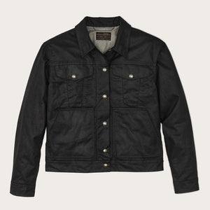 Women's short lined cruiser jacket di Filson | Black (Black)