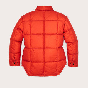 Women's waxed down barn coat by Filson | Campfire (Orange)