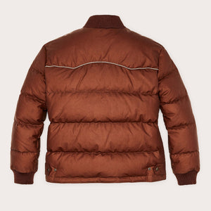 Women's waxed down jacket von Filson | Madder root (Brown)