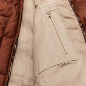 Women's waxed down jacket von Filson | Madder root (Brown)