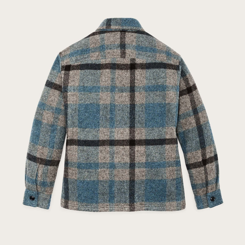 Women's wool overshirt di Filson | Ballard plaid (Blue)