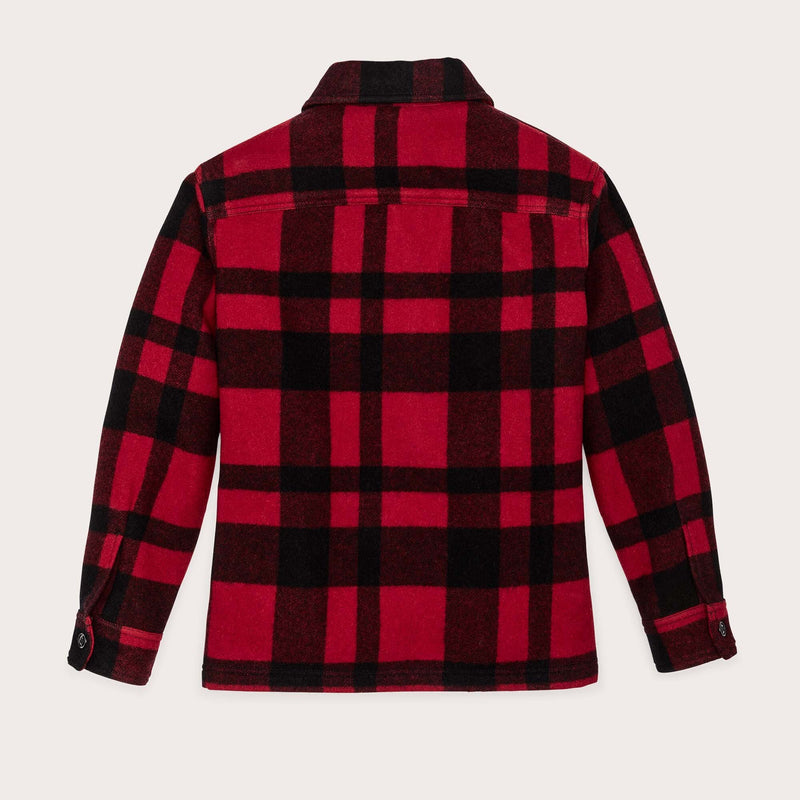 Women's wool overshirt von Filson | Redblack plaid (Red)