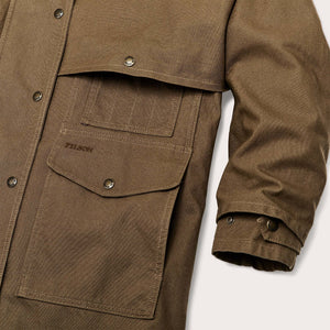 Women's dry tin duster coat by Filson | Marsh olive (Green)