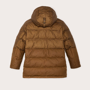 Women's waxed down parka by Filson | Dark tandark t (Brown)