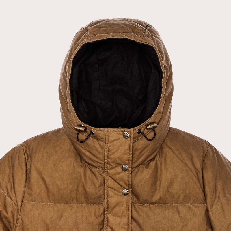 Women's waxed down parka by Filson | Dark tandark t (Brown)