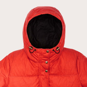 Women's waxed down parka by Filson | Campfiredark t (Orange)