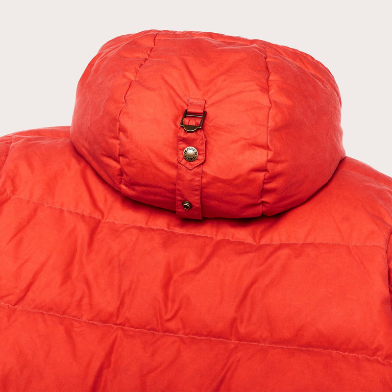 Women's waxed down parka by Filson | Campfiredark t (Orange)