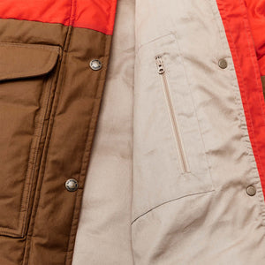 Women's waxed down parka by Filson | Campfiredark t (Orange)