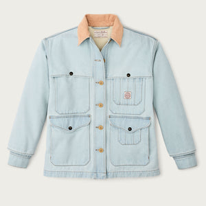 Women's 9-oz. denim cruiser di Filson | Sun bleach (Blue)