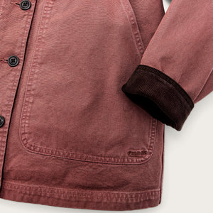 Women's canvas barn coat by Filson | Mahogany (Pink)