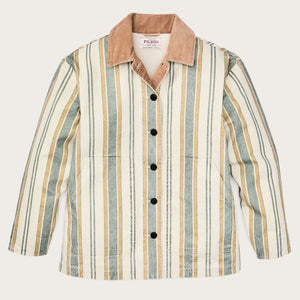 Women's canvas barn coat par Filson | Natural / yellow (Beige)