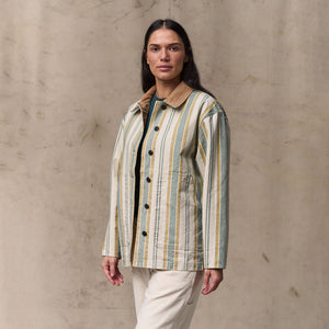 Women's canvas barn coat par Filson | Natural / yellow (Beige)