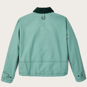 Women's aviator cloth short work jacket by Filson | Deep sea (Blue)
