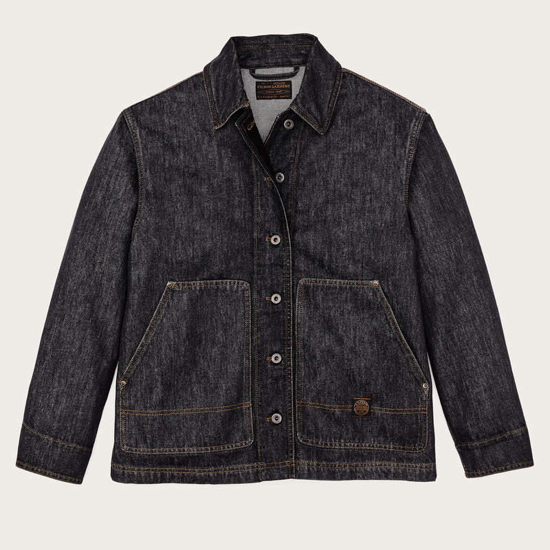 Denim barn jacket für damen von Filson | Rinse black (Gray)