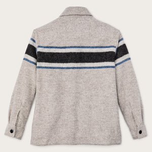 Surchemise femme en laine par Filson | Gray / black blanket (Gray)