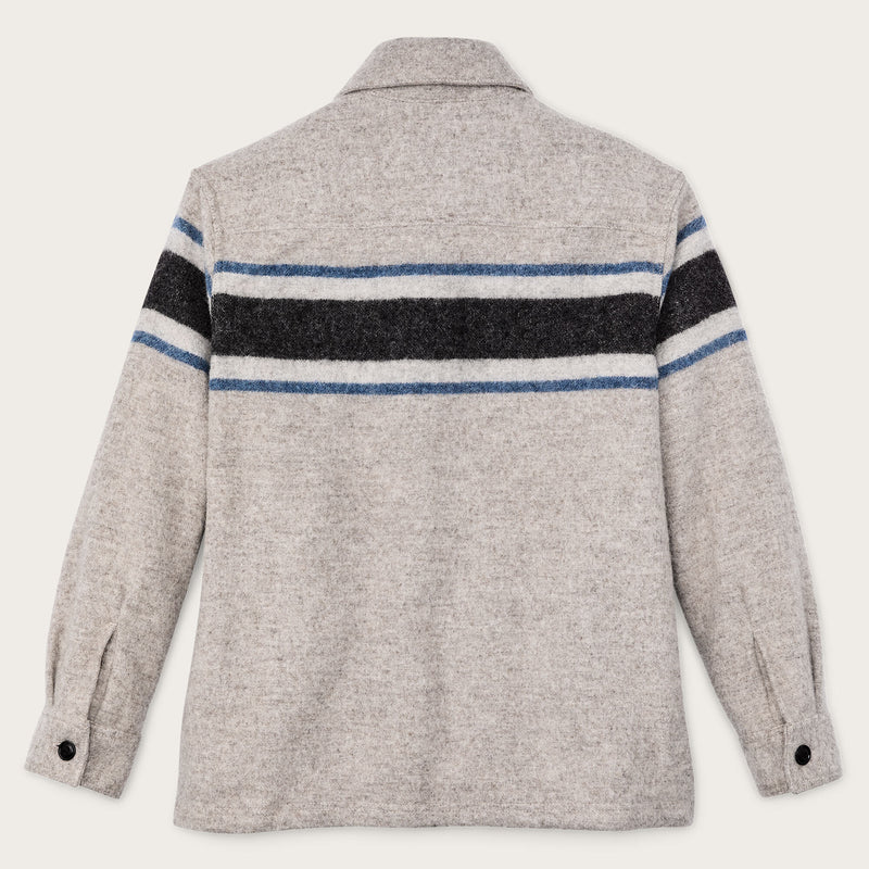 Surchemise femme en laine par Filson | Gray / black blanket (Gray)