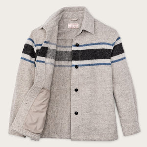 Surchemise femme en laine par Filson | Gray / black blanket (Gray)