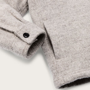Surchemise femme en laine par Filson | Gray / black blanket (Gray)