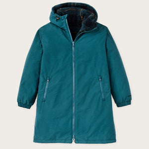 Reversible wooly fleece coat für damen von Filson | Dark teal (Blue)