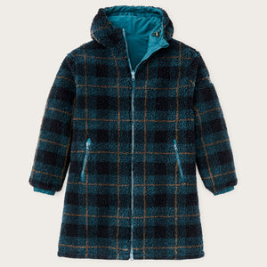 Reversible wooly fleece coat für damen von Filson | Dark teal (Blue)