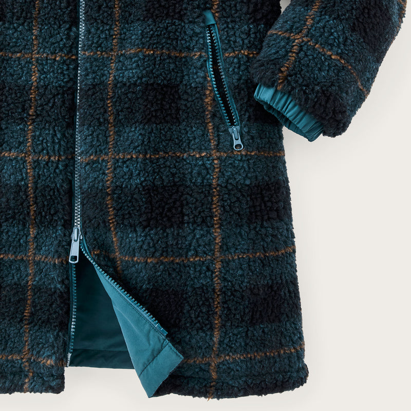 Reversible wooly fleece coat für damen von Filson | Dark teal (Blue)