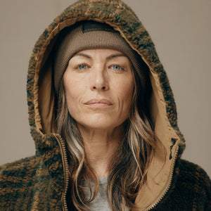 Manteau femme réversible laine polaire par Filson | Tan (Brown)