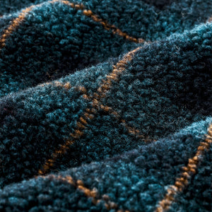 Pile fleece popover für damen von Filson | Blue / black plaid (Blue)