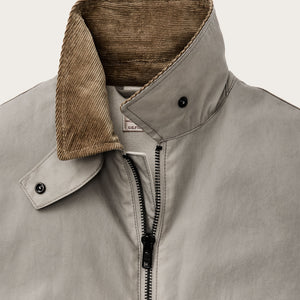 Women’s cover cloth raincoat par Filson | Twine (Gray)