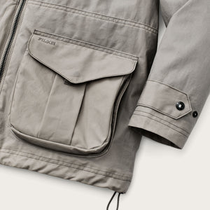 Women’s cover cloth raincoat par Filson | Twine (Gray)