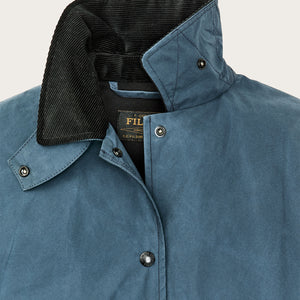 Women’s harbor front waxed jacket par Filson | Navy (Blue)
