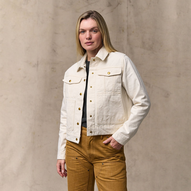 Women's canvas short cruiser par Filson | Natural seed (White)