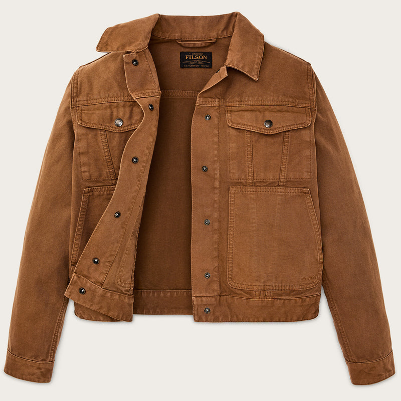 Women's canvas short cruiser by Filson | Harvest tan (Brown)