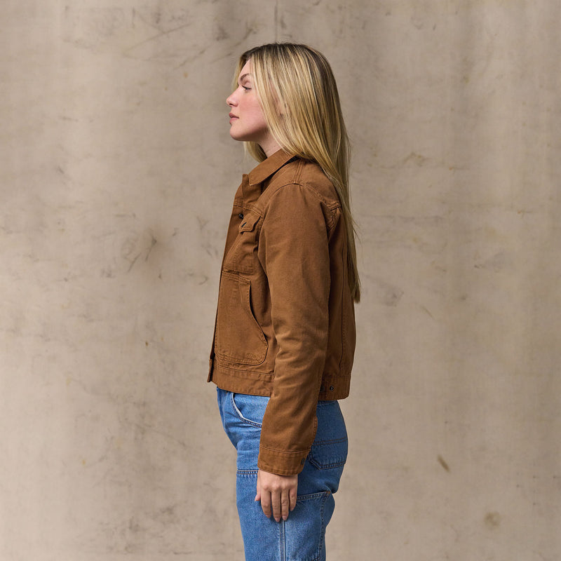 Women's canvas short cruiser by Filson | Harvest tan (Brown)