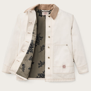 Women's 11-oz. denim barn coat by Filson | Natural seed (White)